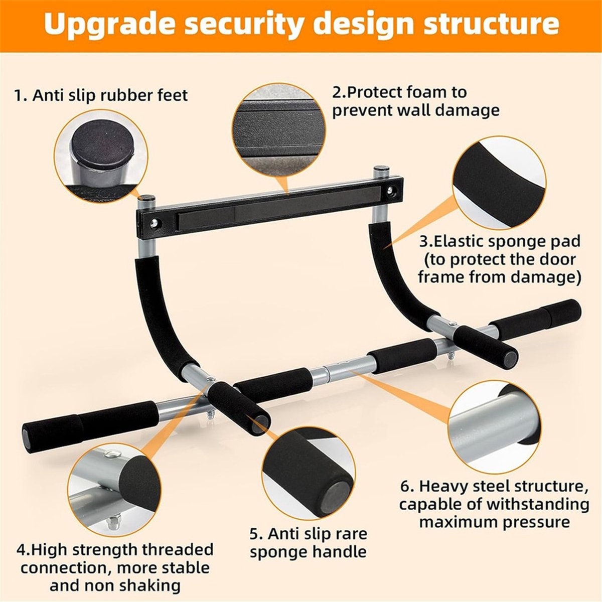 Pull Up Bar Doorframe - ABST Wandmontage Pull-up Bar - Chin-up