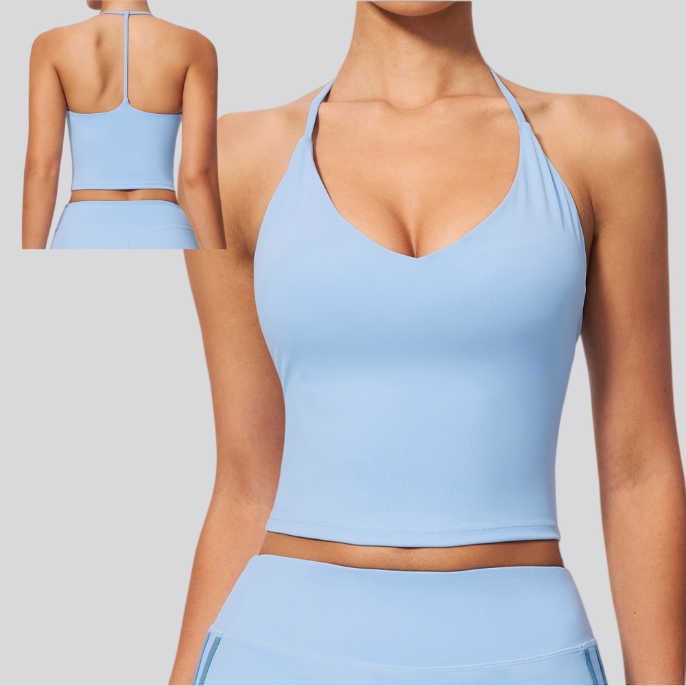 J-Yoga Fitness - Sportbeha Dames Fitness V-hals Yoga Vest