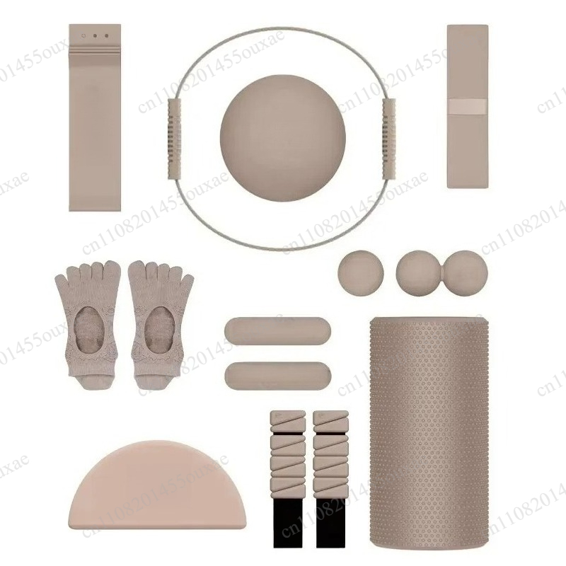 Yoga Fitness Ring - Fitness set met custom logo: halterstang,