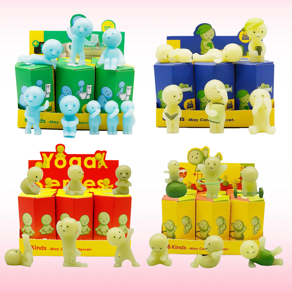 Yoga In Fitness First - Glow-in-the-dark minifiguur serie yoga slaapkamer fitness