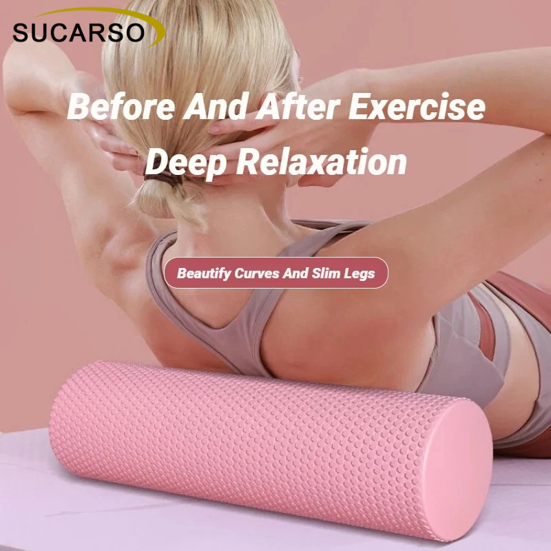 Yoga Fitness Massage - 30x10cm EVA Textuur Foamroller Spiermassager voor
