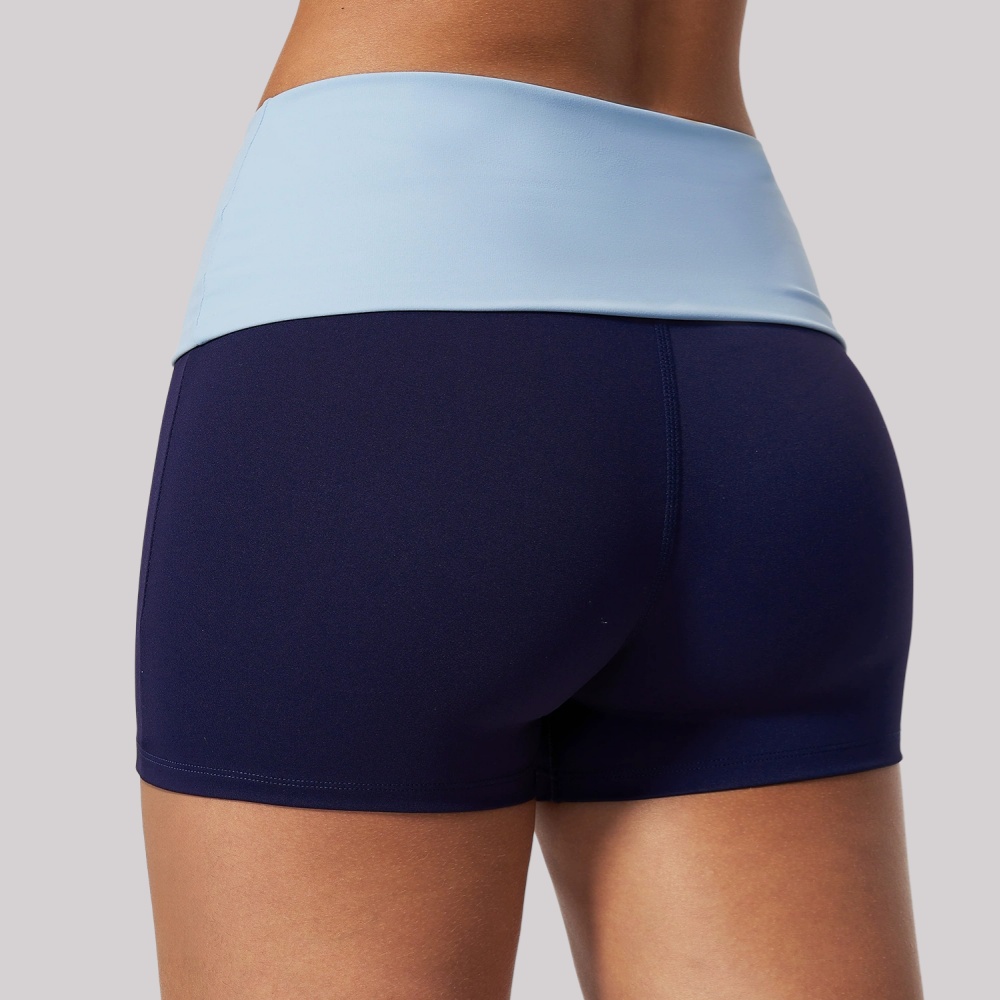 J-Yoga Fitness - Dames Yoga Sportshorts met omslag, zomerse