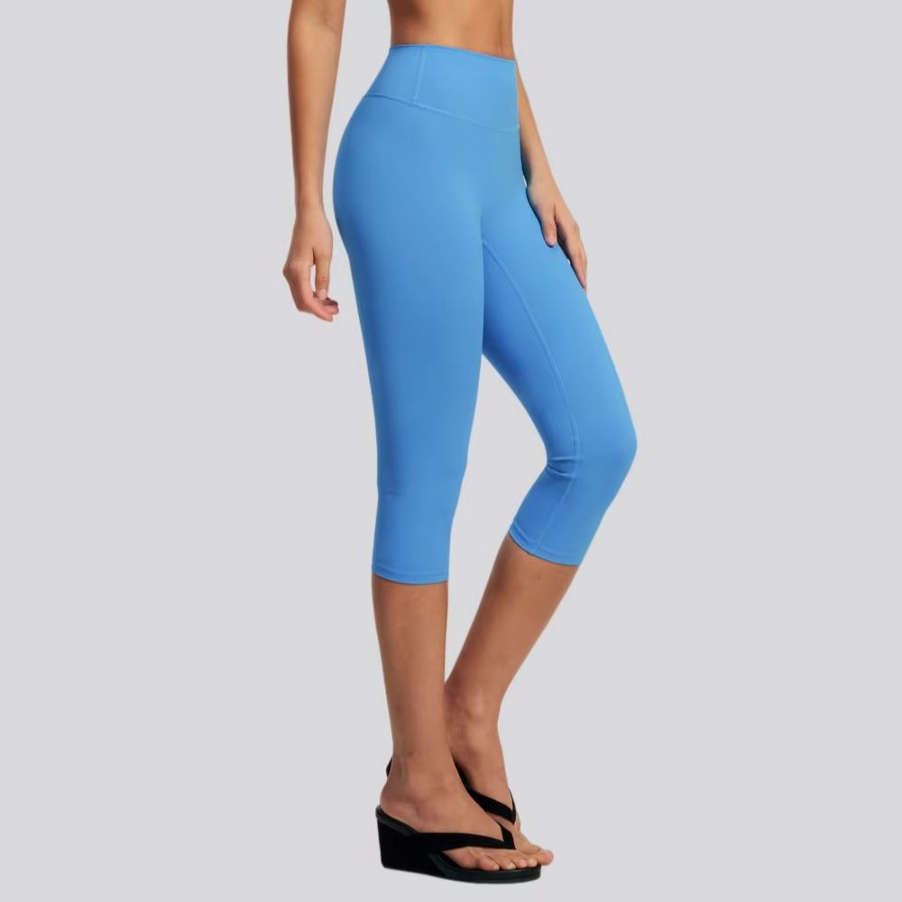 J-Yoga Fitness - Yoga Capri Broek Hoge Taille Sportlegging
