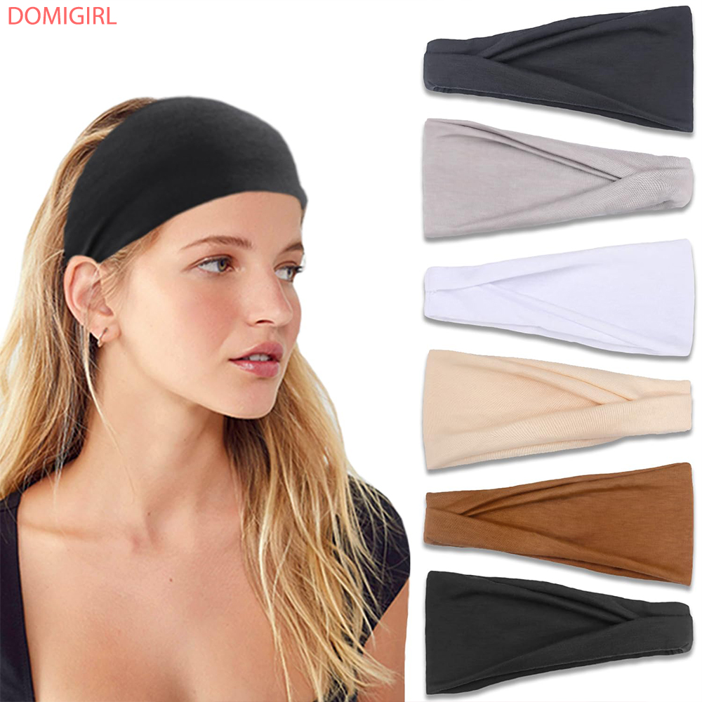 Yoga Fitness Ring - Nieuwe effen kleur elastische haarband yoga