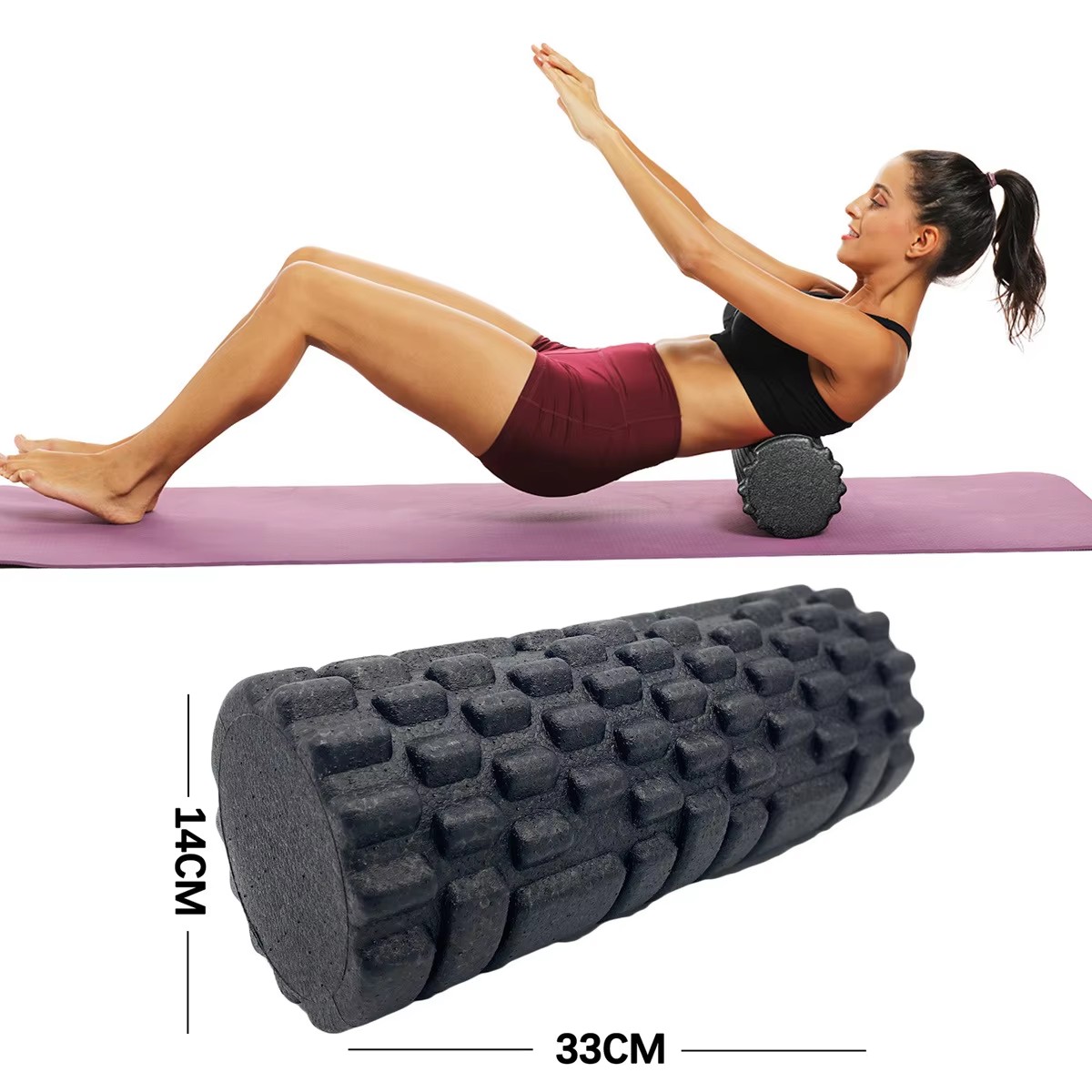 Yoga Fitness Massage - 30/33 cm Fitness Foam Roller Yoga
