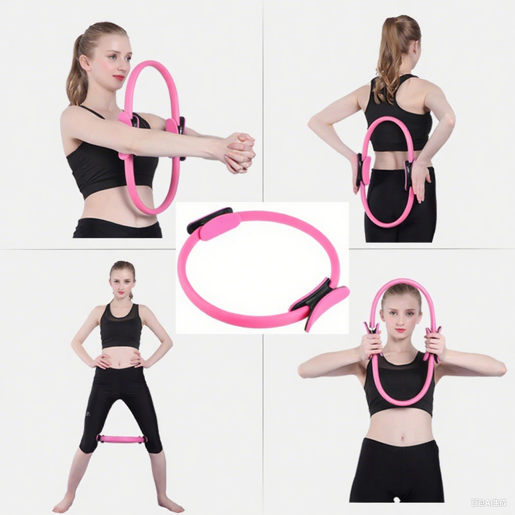 Yoga Fitness Ring - Pilates Ring Fitnessring Draagbare yogaringen Fitnesscirkel