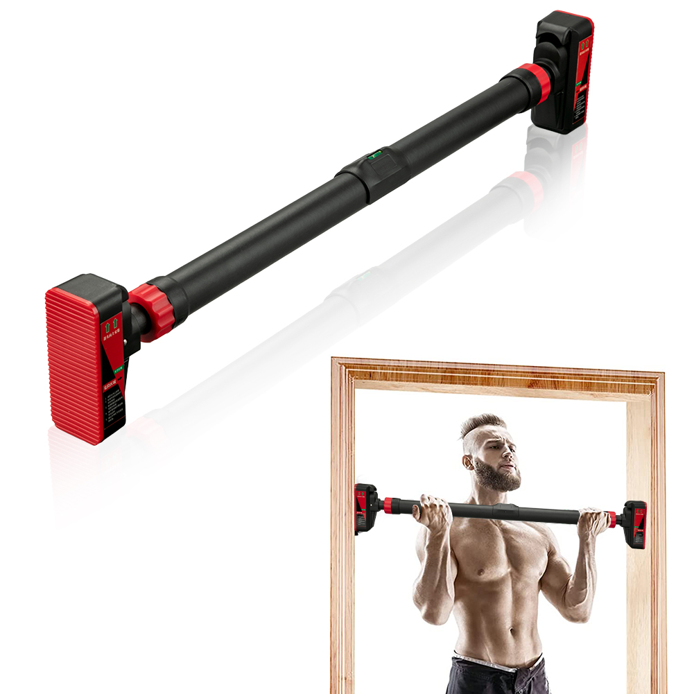 Pull Up Bar Doorframe - Krachttraining Optrekstangen met niveaumeter 69-92 cm