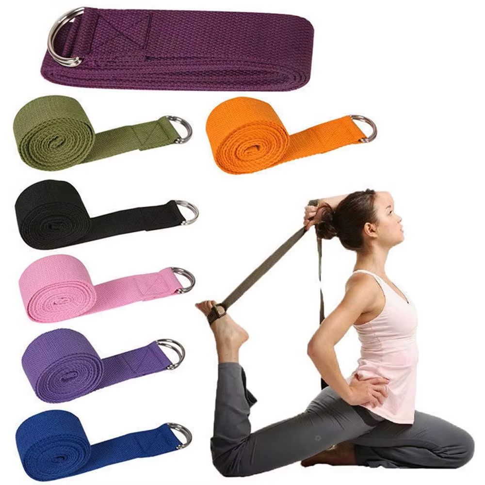 Yoga Fitness Ring - 180cm Sport Yoga-band Duurzaam Katoen Verstelbare