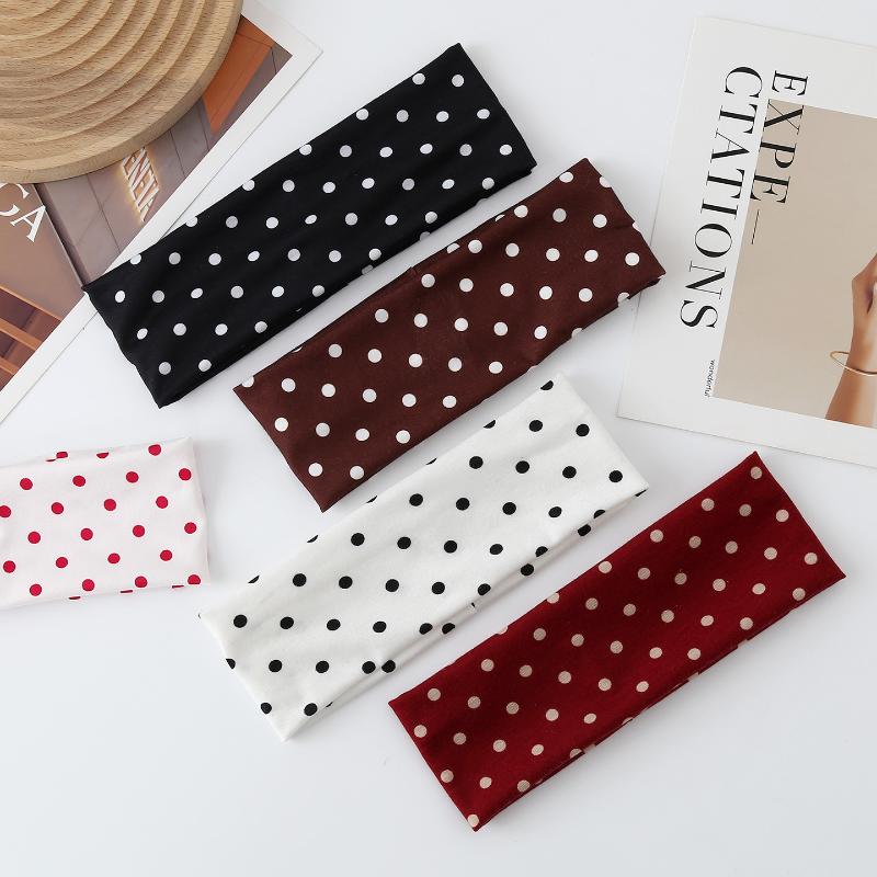 Polka Dot Yoga elastische hoof - J-Yoga Fitness recensie en prijs