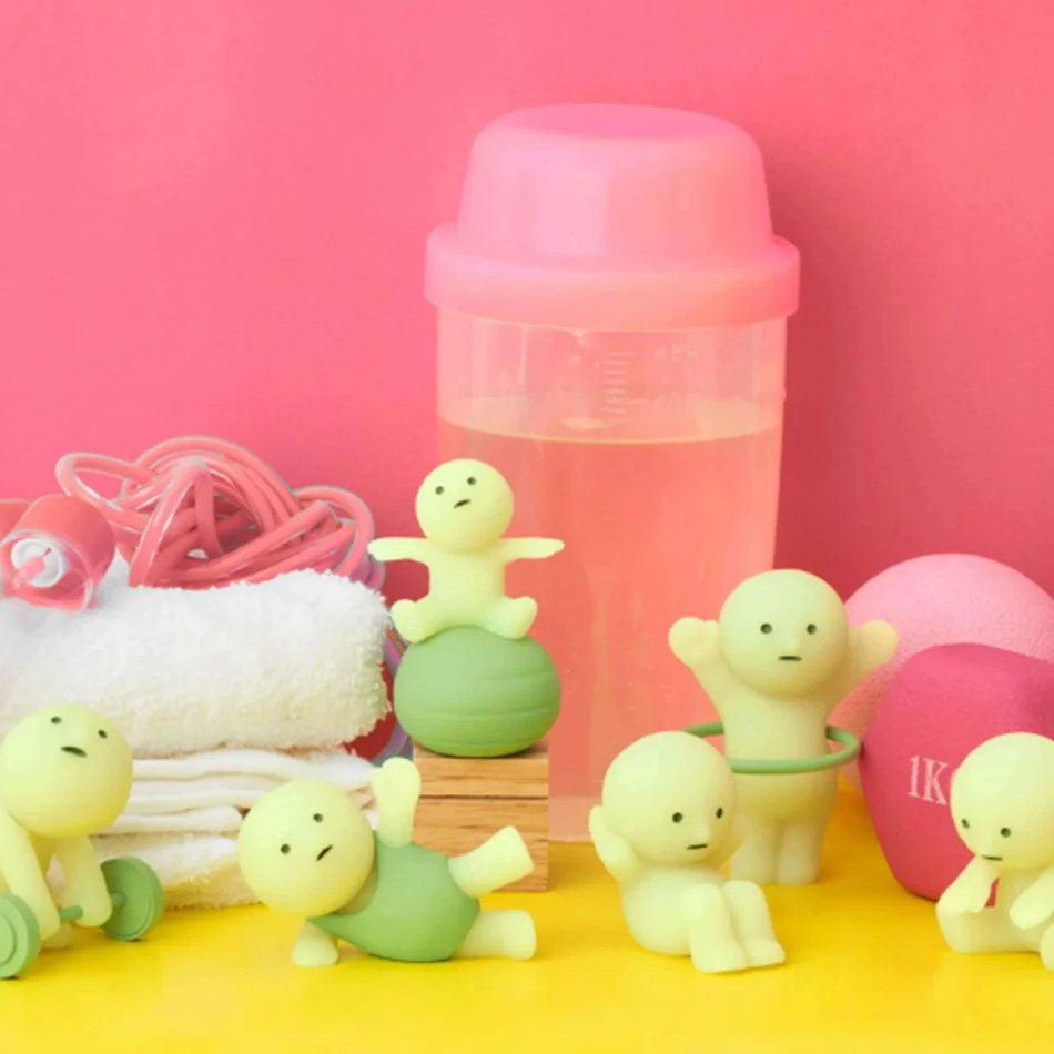 Glow-in-the-dark minifiguur se - Yoga In Fitness First recensie en prijs