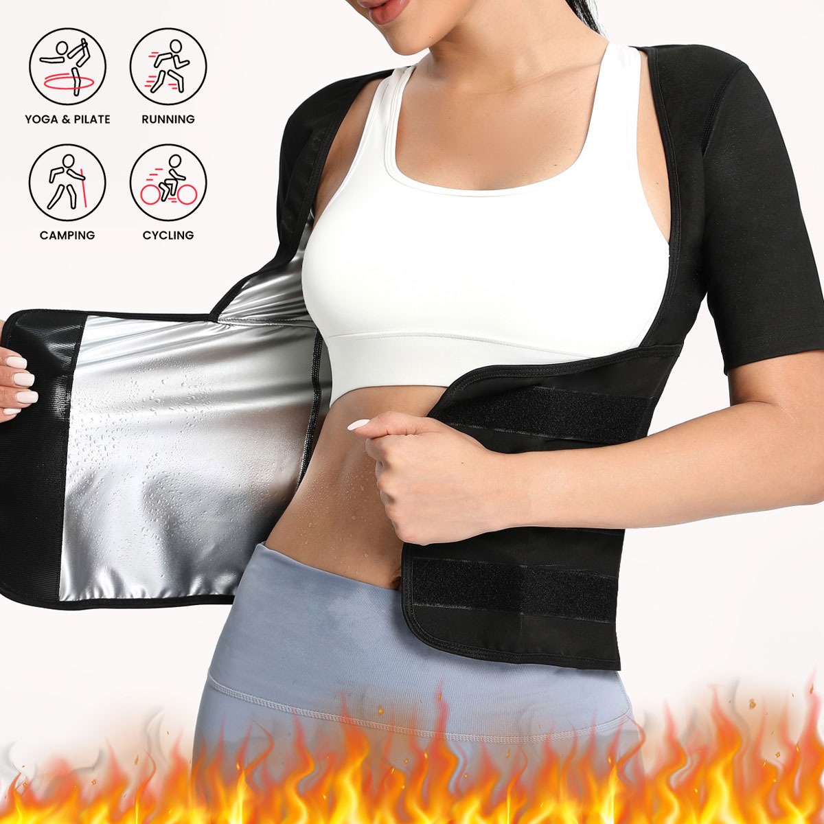 Saunapak voor vrouwen, zweet b - Waist Trainer Women recensie en prijs