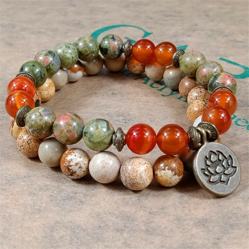 Charm Stone Pols Mala Healing  - J-Yoga Fitness recensie en prijs