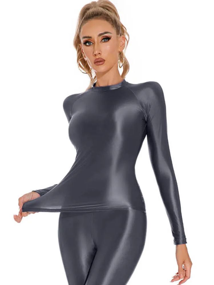 Glanzend Glanzend Elasitc Shir - Yoga Fitness Fit Club recensie en prijs